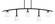 Kurve Five Light Bar in Matte Black (200|3745-MB-460)