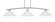 Kurve Three Light Bar in Graphite (200|3733-GP-411)