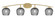 Kurve Four Light Bath Bar in New Age Brass (200|3724-NAB-4602)