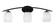 Kurve Three Light Bath Bar in Matte Black (200|3723-MB-615)