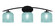 Kurve Three Light Bath Bar in Matte Black (200|3723-MB-4615)