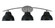 Kurve Three Light Bath Bar in Graphite (200|3723-GP-427-MB)