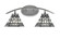 Kurve Two Light Bath Bar in Graphite (200|3722-GP-9105)
