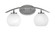 Kurve Two Light Bath Bar in Graphite (200|3722-GP-4101)