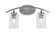 Kurve Two Light Bath Bar in Graphite (200|3722-GP-300)