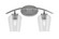 Kurve Two Light Bath Bar in Graphite (200|3722-GP-210)
