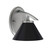 Kurve One Light Wall Sconce in Graphite (200|3720-GP-421-MB)