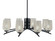 Kurve Eight Light Chandelier in Matte Black (200|3708-MB-4253)