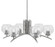 Kurve Six Light Chandelier in Graphite (200|3706-GP-4100)