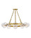 Coco LED Chandelier in Lacquered Brass (138|FR30524LCB)