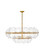 Lillia LED Chandelier in Heritage Brass (138|FR30516HB)