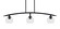 Kurve Three Light Island Pendant in Matte Black (200|3736-MB-4100)