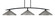 Kurve Three Light Bar in Matte Black (200|3733-MB-424-GP)