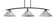 Kurve Three Light Bar in Matte Black (200|3733-MB-2169)