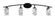 Kurve Four Light Bath Bar in Matte Black (200|3724-MB-549)