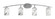 Kurve Four Light Bath Bar in Graphite (200|3724-GP-3009)