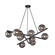 Modena Nine Light Chandelier in Matte Black (78|AC11979SM)