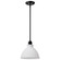 Russel One Light Mini Pendant in Matte Black (72|60-8024)