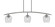 Kurve Three Light Island Pendant in Graphite (200|3736-GP-4812)