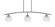 Kurve Three Light Island Pendant in Graphite (200|3736-GP-4102)