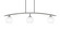 Kurve Three Light Island Pendant in Graphite (200|3736-GP-4101)