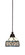 Any One Light Mini Pendant in Dark Granite (200|22-DG-9485)
