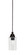 Any One Light Mini Pendant in Dark Granite (200|22-DG-300)