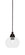 Any One Light Mini Pendant in Dark Granite (200|22-DG-202)