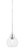 Any One Light Mini Pendant in Chrome (200|22-CH-4100)