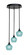 Empire Three Light Pendalier in Matte Black (200|2143-MB-4625)