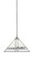 Stem/Square One Light Pendant in Brushed Nickel (200|13-BN-955)