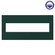 adorne Five-Gang Screwless Wall Plate with Microban in Evergreen (246|AWP5GEG)