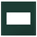adorne Two-Gang Screwless Wall Plate with Microban in Evergreen (246|AWP2GEG)