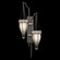 Mirage Wall Sconce in Midnight Steel/Brass/Coco (48|100046-712)