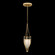 Mirage One Light Pendant in Gold Leaf/Brass/Black Knight (48|100045-313)