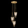 Mirage Three Light Pendant in Gold Leaf/Nickel/Coco (48|100044-322)