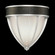 Mirage One Light Wall Sconce in Silver Leaf/Nickel/Black Knight (48|100043-423)