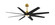 Ariella-LK 64''Ceiling Fan in Brushed Brass (101|ANLK-BRBR-BK-64)