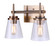 Perla Two Light Vanity in Metal (387|IVL703A02GD)