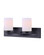 Hampton Two Light Vanity in Black (387|IVL370A02BK)