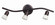 James One Light Track Lighting in Oil Rubbed Bronze (387|IT356A03ORB10)