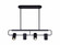 Leal Four Light Track Lighting in Black (387|IST697B04BK10)
