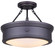 Boku Three Light Semi Flush Mount in Oil Rubbed Bronze (387|ISF624A03ORB)