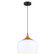 Raphael One Light Pendant in White (387|IPL614A01WH)