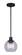 Landry One Light Pendant in Black (387|IPL560B01BK)