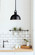 Polo One Light Pendant in Black (387|IPL222B01BK)