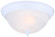 Ifm413 Wh Two Light Flush Mount in White (387|IFM41311)