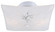 Ceiling Two Light Flush Mount in White (387|ICL711)