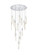 Aurora 16 Light Chandelier in Chrome and Clear (173|2089G36C)
