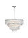 Emilia Eight Light Chandelier in Chrome and Clear (173|1780D25C)